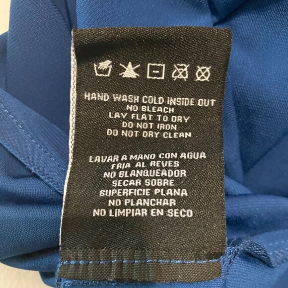 NightWay Maxi Dress Size 6 Gown Blue Lace Sequins Fit & Flare  Formal Party - Picture 5 of 12